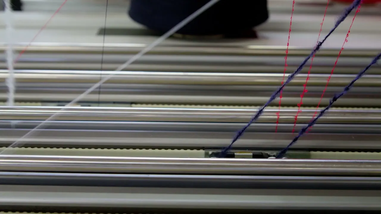Knitted Plaid Jacket, savoir-faire film for Dior shot in Como, cinematography by Matteo Castelli