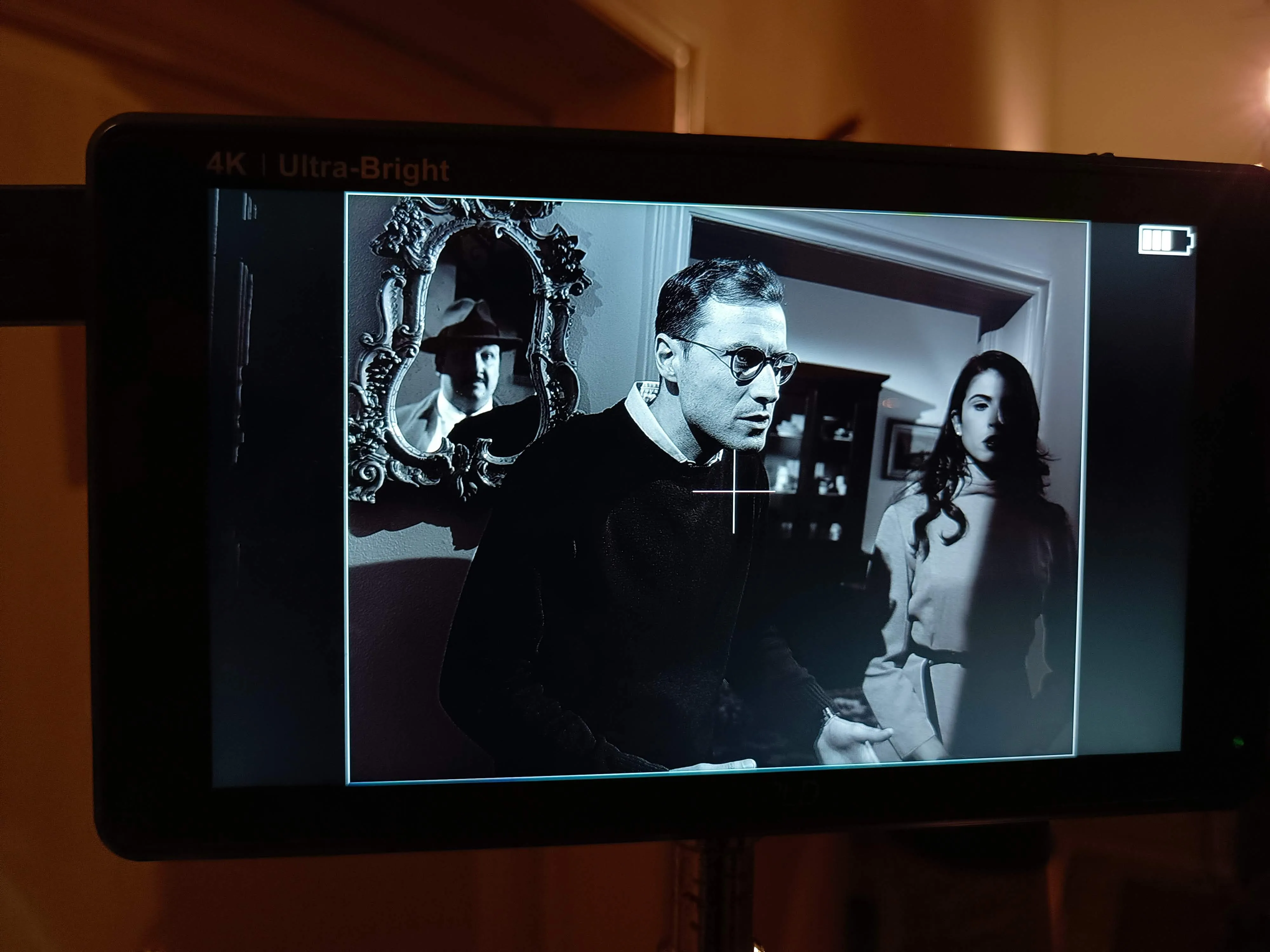 Behind the scenes of The Screenwriter, noir short film shot by Matteo Castelli, frame 2