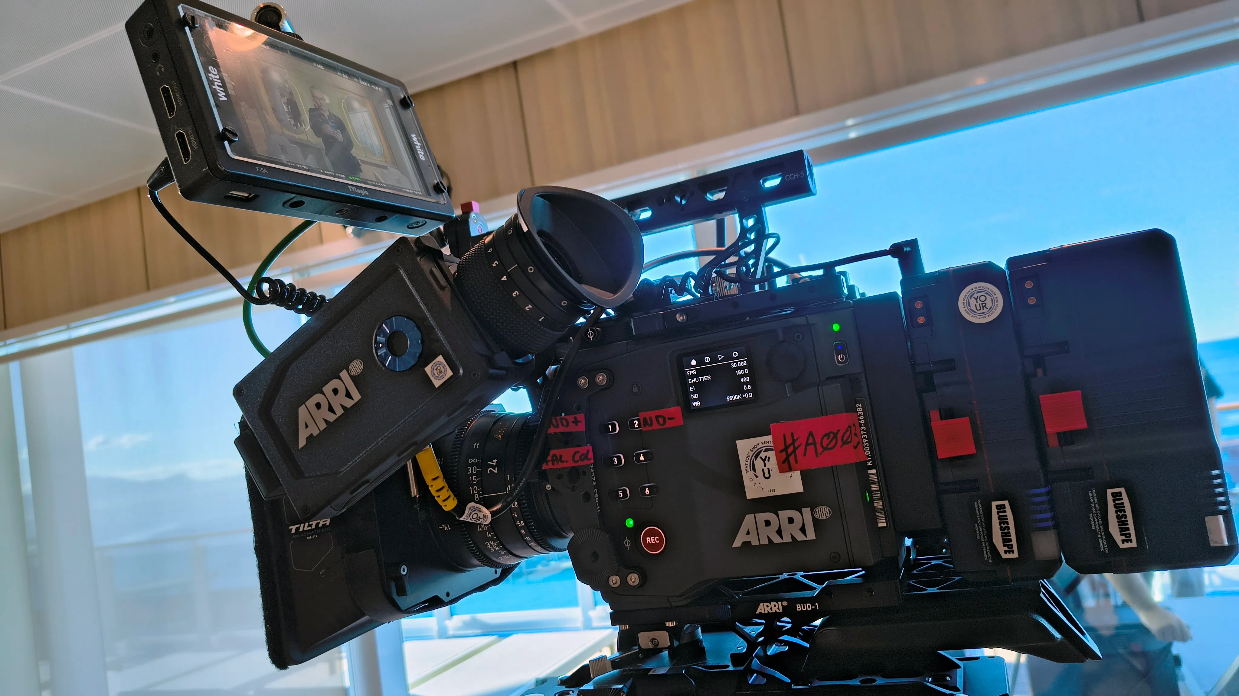 ARRI cinema camera with Tilta cage ready for a shoot: Matteo Castelli's equipment kit